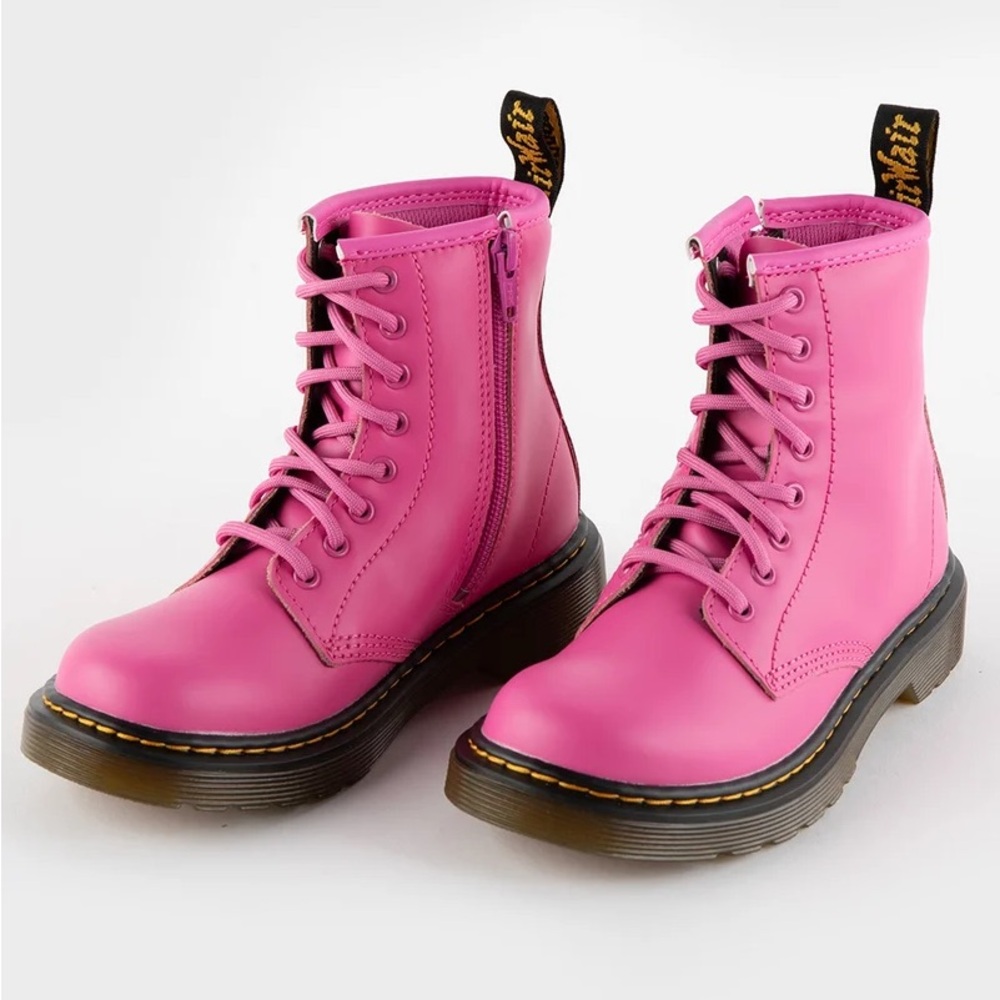 DR. MARTENS Junior 1460 Lace Up Girls Boots